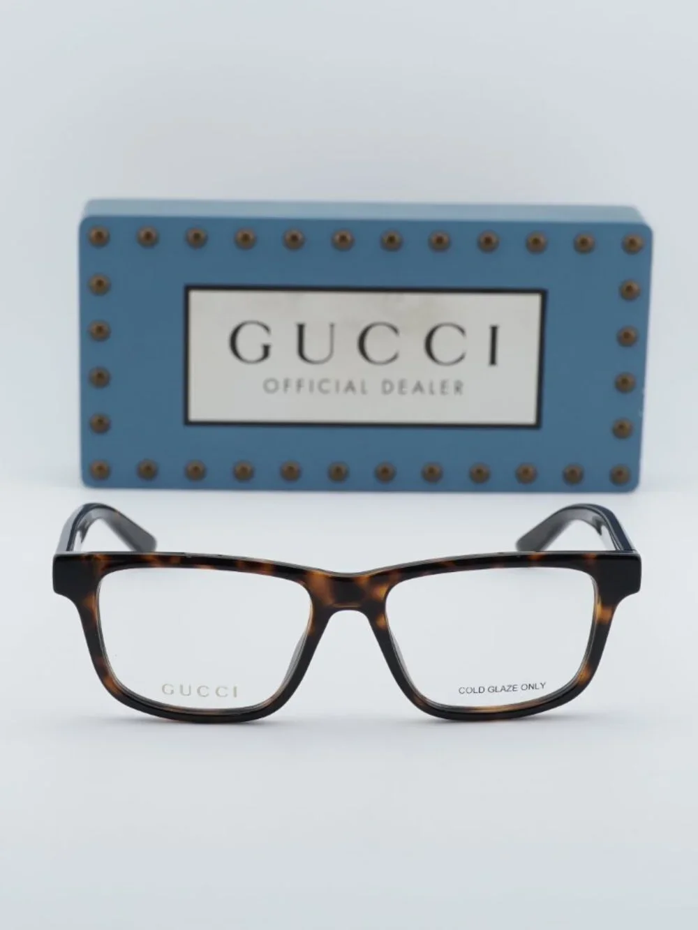 Gucci GG1987O 002 Square Eyeglasses - Havana 54mm